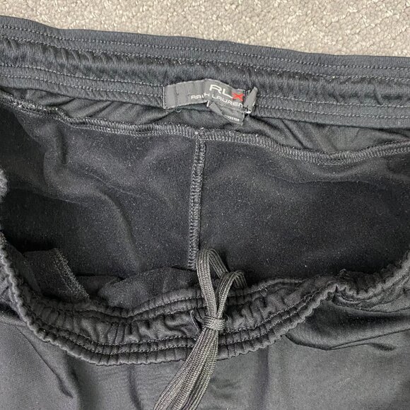 RLX Ralph Lauren Joggers Sweatpants Men's XXL Black Ankle Zip Gym Running Pants - Picture 9 of 16